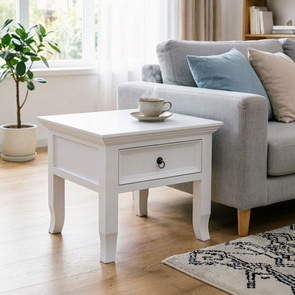 white furniture,white coffee table